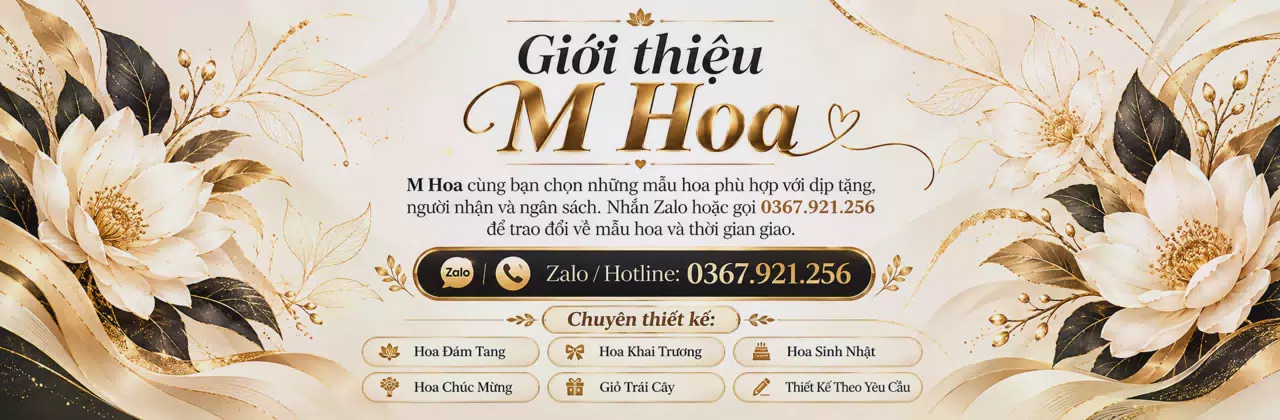 Ảnh bìa Shop hoa tươi Phường Hương Trà Đà Nẵng - Chọn hoa theo câu chuyện của bạn